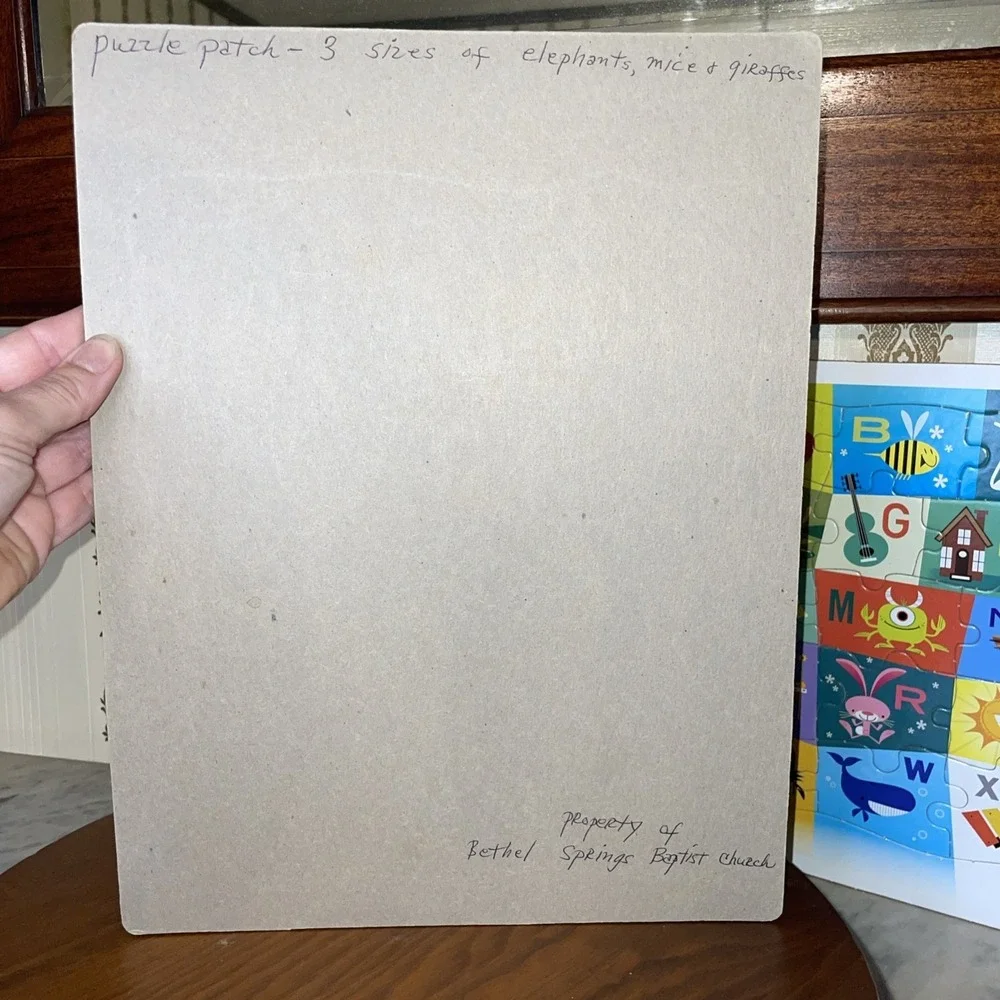 Three Heavy Duty‎ Cardboard Beginner Puzzles